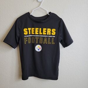 NFL Steelers Football Kids Short Sleeve T-Shirt Small 4